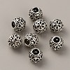 Tibetan Style Alloy European Beads FIND-TAC0002-065B-03-2