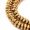 Electroplate Non-magnetic Synthetic Hematite Beads Strands G-J160-D-02-3