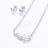 304 Stainless Steel Jewelry Sets SJEW-O090-14-2
