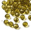 Transparent Acrylic Beads PL505Y-12-1
