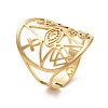304 Stainless Steel Cuff Rings LS-RJEW-Q002-01G-1