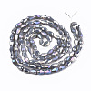 Electroplate Glass Beads Strands EGLA-S194-02A-A07-2