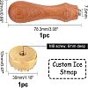 1Pc Brass Stamp Head DIY-OC0004-18E-2