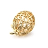 Brass with Cubic Zirconia Pendants KK-E792-08G-2