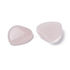 Natural Rose Quartz Cabochons G-P021-14-3