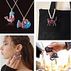 18Pcs 9 Styles Printed Alloy Pendants ENAM-CJ0005-30-7