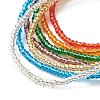 Bling Glass Seed Beads Anklets Set AJEW-AN00461-5