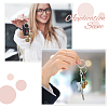 2Pcs Alloy & Brass & Iron Pendant Decorations KEYC-FH0001-58A-6