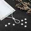 Star PVC Plastic Cord Lock for Mouth Cover LS-KY-D013-01H-5