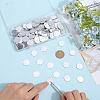250Pcs Acrylic Self Adhesive Mirror Wall Stickers AJEW-SP0001-21A-3