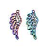 Rainbow Color Alloy Pendants PALLOY-T054-158-2