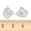Brass Micro Pave Cubic Zirconia Pendants KK-E090-15P-3