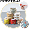 CALFOVERA 6 Rolls 6 Colors Faux Suede Cord LW-CL0001-02C-5