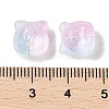 Transparent Spray Paint Glass Beads GLAA-Z011-01J-3