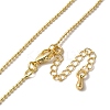Brass Ball Chain Necklaces NJEW-B119-05G-1