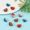 Gradient Color Polymer Clay Grade A Rhinestone Beads RB-A049-M-4