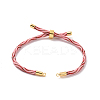 Nylon Cord Silder Bracelets MAK-C003-03G-02-4