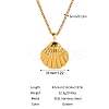 Minimalist Ocean 304 Stainless Steel Pendant Necklaces for Women HW3248-4-2