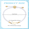 1pc Adjustable Nylon Cord Slider Bracelets for Women BJEW-LP0001-33R-G-2