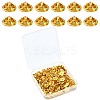 100Pcs Brass Butterfly Clutches Pin Backs KK-YW0002-28G-1