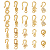 20Pcs 10 Styles Stainless Steel S-Hook Clasps STAS-PH0006-96G-1