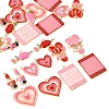 24Pcs 12 Styles Valentine's Day Rack Plating Alloy Enamel Pendants ENAM-FS0002-56-3