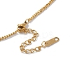 Golden 304 Stainless Steel Pendant Necklace LS-QO1211-4-3