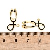 Brass Micro Pave Cubic Zirconia Pendants KK-C248-17G-3
