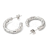 Non-Tarnish 304 Stainless Steel Ring Stud Earrings EJEW-B026-14P-2