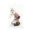 10 Bags Spray Painted Alloy Red and Black Enamel Split Pendants FIND-FS0004-21-6