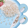 120Pcs 12 Styles ABS Plastic with Acrylic Pearl & Iron Pendants & Connector Charms PALLOY-PH01910-4