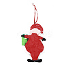 Christmas Santa Claus Handmade Polymer Clay Pendant Decorations LS-HJEW-P017-01F-3
