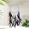 Cotton Woven Net/Web with Feather Hanging Decorations PW-WG9E716-01-3