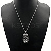 Fashion Unisex Alloy Rhinestone Pendant Necklaces YH1785-10-1
