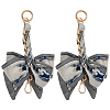 2Pcs Polyester Bowknot Bag Extension Chains PURS-ME0001-01B-1
