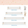 8Pcs 8 Styles White Acrylic Round Beads Bag Handles FIND-TA0001-40-3