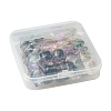 50Pcs Glass Pendants PALLOY-FS00030-6