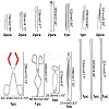 Crucible Tongs & Tweezers & Micro Spatula & Chemical Scoops Set TOOL-OC0001-45-2