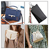 2Pcs 2 Colors Macrame Wristlet Cotton Pendant Decorations AJEW-GO0001-02-5