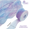 1 Bag Gradient Color Organza Ribbon OHAR-CY0001-01B-2