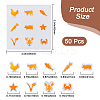 PVC Plastic Self-Adhesive Stickers STIC-WH20002-04A-2