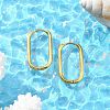 Ion Plating(IP) 304 Stainless Steel Hoop Earrings for Women EJEW-U035-12G-02-1