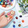 100Pcs Imitation Gemstone Acrylic Beads OACR-SP0001-05B-3