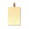 201 Stainless Steel Pendant STAS-B033-01G-08-2