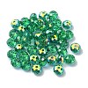 AB Color Plated Glass Beads EGLA-P059-03A-AB07-1