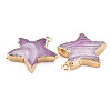 Natural Agate Pendants G-N326-129B-3