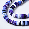 Handmade Polymer Clay Beads Strands CLAY-N008-010-H48-2