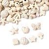 140Pcs 7 Styles Synthetic Howlite Beads G-FP0001-09-1