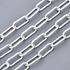 304 Stainless Steel Paperclip Chains CHS-N001-02S-1