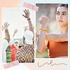 24Pcs 4 Colors Silicone Cord Bracelet Wristband BJEW-GF0001-31B-4